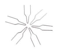 Harilla 6Pcs Pyrography Tips Pyrography Wire Pen Nibs Wood Burning Wire Nibs Metal Replace Pyrography Pen Tips, 1mm A