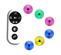 Harilla 6Pcs Reaction Training Lights with Remote Sports Agility Lights System for Football Physical Jump Basketball Athletes