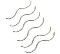 Harilla 6Pcs W Shaped Trampoline Hook Trampoline Connector Portable Trampoline Triangle Buckle for Children Trampoline Accessories