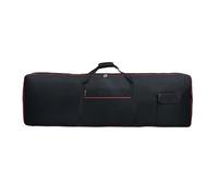 Harilla 88 Key Keyboard Gig Carrying Bag Adjustable Shoulder Straps with Double Zipper Multifunctional with 2 Pocket Oxford Cloth, 140x45x17cm