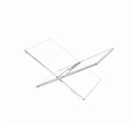Harilla Acrylic Book Stand Sl crylic Bookrest Slanted Support Panel Stable Foldable Construction Minimalist Style Suitable for Study Work Reading, Small Size, 4MM Thickness, 19x11x11cm