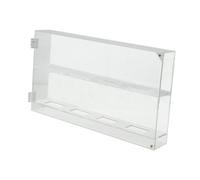 Harilla Acrylic Hockey Puck Display Case Hockey Puck Stand Clear Collection Wall Mounted Space Saving Holder Box for Home Living Room , 2Tier36.5x18.5x5.5cm