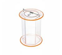 Harilla Acrylic Polishing Barrel Rotary Drum Tumbler Replacement Hexagonal Spare Part Leak-Resistant Accessory with Lock Suitable for Jewelry Making Metalworking Workshop, Kt1320 Large