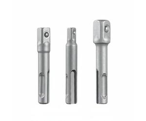 Harilla Adapter Impact Converter Socket Set Drive Reducer Expander Steel with Build and Non-Slip Interface Suitable for auto Repair Workshop use, SDS 3PCS Rod