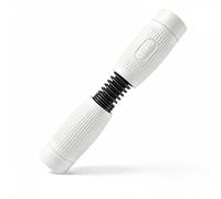 Harilla Adjustable Resistance Bar Arm Workout Rotating Non-slip Strength Training Stick with Spring Mechanism for Progressive Conditioning Suitable for Rehabilitation Fitness, White