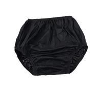 Harilla Adult Diaper Cover Leakproof Practical Reusable, Professional for Old Man Comfortable to Wear Waterproof Protective Underwear, Black, XL