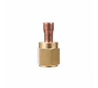Harilla Air Conditioner Adapter Pipe Adapter Connector Fitting Coupling Brass and Copper Construction for Demanding Environments in Cooling Systems Suitable for Facility Maintenance, 6 Fen