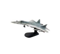Harilla Alloy 1/72 SU-57 Fighter Airplane Diecast Model Attack Fighter Plane Model Collections with Display Stand for Bar Office Home