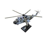 Harilla Alloy Diecast Airplane Model HH-3F Aircraft with Display Stand, Realistic Fighter Rescue Helicopter Toy Suitable Collectible Table Desktop Model for Boys & Hobbyists, Green
