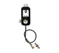 Harilla Aluminum Scuba Tank Adapter Scuba Cylinder Gas-Transfer Adapter Accurate Diving Equipment for Dive Shop Technicians, Style D