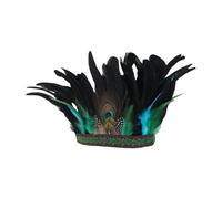 Harilla American Chief Indian Native Hat Feather Headdress Gift Headwear for Dance Show