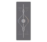 Harilla Anti Slip Exercise Pad Non Slip Mat Workout Mat Floor Pad With Pu And Rubber Blend Two Sided Traction Joint Supporting Padding Sweat Managing Surface, Dark Gray