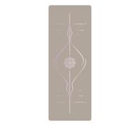 Harilla Anti Slip Exercise Pad Non Slip Mat Workout Mat Floor Pad With Pu And Rubber Blend Two Sided Traction Joint Supporting Padding Sweat Managing Surface, Milk Tea