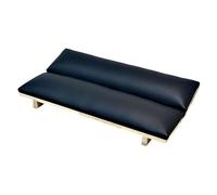 Harilla Arm Rest for Nails Tech Hand Rest Pillow Essentials Space Saving Professional Flexible Gifts Wood Base Sturdy for Manicurist, Black