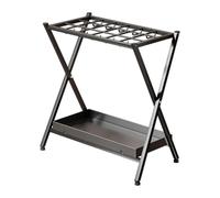 Harilla Badminton Racket Storage Rack Ball Organizer Space Saving Multipurpose Tennis Racquets Holder for Gymnasium, Black