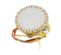 Harilla Ballet Tambourine Hand Percussion Kids Games Musical Educational Ballet Performance Handcrafted Tambourine for Kindergarten, 6 inch