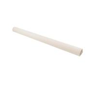Harilla Bar Cover Footrest Sleeve Wear Resistant Handrail Cover PU Leather for Pilates Reformer Home Gym Fitness Machine Core Bed, White