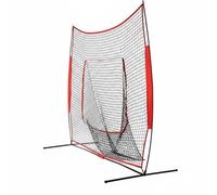 Harilla Baseball Practice Net Batting Net Catching Net Rebounder Net With Aiming Target Wide Base For Solo Training Backyard Field Practice Youth Development