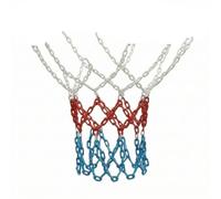 Harilla Basketball Hoop Net Chain Net Metal Net Replacement Thickened manganese steel with stable chain network and 13 link weather, style to 1