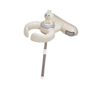 Harilla Bath Stand Support with Suction Cups Foldable Stable Rotating Bracket for New Mom Gift 6 Months to 3 Years Old Infants, Rabbit Gray