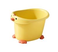 Harilla Bathtub Sit and Soak for Infant Comfortable Anti Slip Bath Bucket Shower Basin for Boys and Girls Children, Yellow