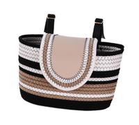 Harilla Bike Basket Front Adult Bicycle Front Basket Portable Versatile Cycling Storage Baskets Handlebar Bicycle Baskets for Shopping Riding Cycling Mountain Bike, Brown