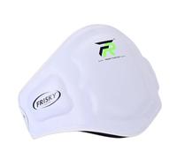 Harilla Boxing Waist Target Boxing Pad Kick Guard Belly Protector With Thick Multi Layer Padding For Shock Absorption Suitable for pad work striking classes gym , White