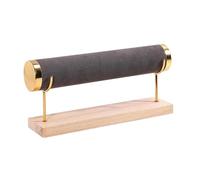 Harilla Bracelet Display Stand Hair Ties Watch Stand Decor Desk Simple Storage Rack Bangle Organizer for Live Selling Commercial Use, dark gray