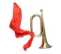 Harilla Brass Standard Trumpet,Blowing Bugle,Musical Instrument,Portable Bugles Cavalry Trumpet, for Training, Professionals, Performance Exercise Show