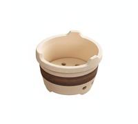 Harilla Brazier Clay Ceramic Warmer Tabletop Grill Ember Heater With Stable Heat And Ventilated Design For Tea Soup Simmering Snack Grilling Suitable for home, 185CM