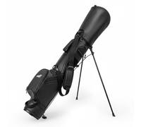 Harilla Carrier Lightweight Golf Bag Stand Bag Sunday Bag With Shoulder Strap And Top Handle Waterproof Nylon Suitable for training rounds driving range coaching, Black