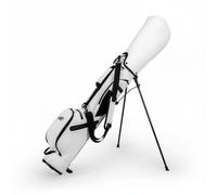 Harilla Carrier Lightweight Golf Bag Stand Bag Sunday Bag With Shoulder Strap And Top Handle Waterproof Nylon Suitable for training rounds driving range coaching, White