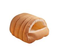Harilla Cat Bed, Pet House, Washable, Soft, Removable, Comfortable Hiding Place for Indoor Cats, Kittens And Small Dogs, Pet Supplies, Orange white