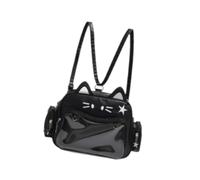 Harilla Cat Ita Bag Tote Bag Crossbody Purse for Party Favor Birthday Cosplay Halloween, Black