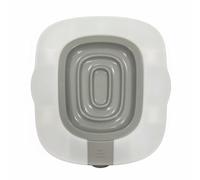 Harilla Cat Litter Toilet Training Seat System With Removable Rings Fixed Clamp Spring Fit Universal Adapter Support suitable for cats learning small homes rental living, Gray, Litter Box