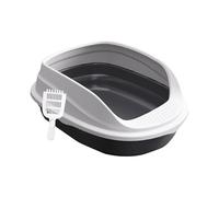 Harilla Cat Potty Pan for Small Dogs And Cats, Easy to Clean Indoor Pet Supplies, Black 45cm