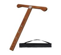 Harilla Cello Endpin Anchor Floor Protector Wood Lightweight Stopper Rest Holder Stand Cello Endpin Anchor Stopper for Performance, Light Brown