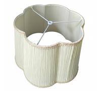 Harilla Ceramic Lamp Shade Table Lamp Shade Pleated Lampshade Cover Rustic Finish E27 Compatible Top Opening Easy Replacement for Refreshing Old Lamps Suitable for Home Lighting Bedroom
