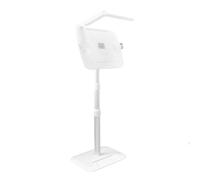 Harilla Children Adjustable Book Holder Floor Lectern with Lamp for Desk to Floor Height Change Flexible Position Suitable for Home Study Bedroom Reading Classroom Learning Library use
