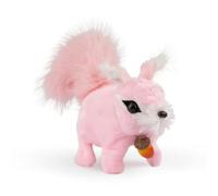 Harilla Children Animated Figure Walking Squirrel Toy Talking Animal Stuffed Doll Interactive Pet With Engaging Sounds And Moving Mouth Suitable for indoor play early learning gift giving, Pink