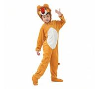 Harilla Children Cosplay Costume Animal Jumpsuit Outfit Playsuit With Full Body Coverage Long Sleeves Footed Legs And suitable for stage performances party wear dress events, 100, A812 Lion
