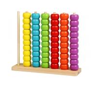 Harilla Children Counting Frame Bead Rack Toy Abacus Board With Wooden Beads For Hand Eye Coordination Counting Exercises Early Math Awareness Suitable for home classroom, Medium