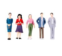 Harilla Children Figure Miniature Figurines Model People Unpainted Tiny People Accessories Paintable Mini Human Suitable for Model Railways Dollhouses Dioramas Crafting, 1 30, Colorful Child
