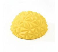 Harilla Children Massage Ball Spiky Sensory Balance Pod Half Dome Exercise Stability Textured PVC Foot Massager Suitable for Physical Use, Array, Yellow