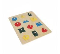 Harilla Children Therapy Board Wooden Shape Sorting Board Peg Puzzle Matching Board Cognitive Training Board With Hand Eye Coordination Practice Suitable for