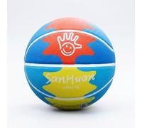 Harilla Children Training Ball Rubber Basketball for Young with Construction Suitable for Elementary School Physical Education Class, color to 2, size to 2
