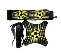 Harilla Children Training Ball Soccer Control Football Kickback Practice Aid Elastic Strap Adjustable Waist Belt Solo Training Gear Diving Comfortable Fit, Lemon Yellow