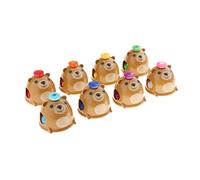 Harilla Children's Desk Bells Set of Diatonic Colorful Steel Handbells Children's Musical Instruments Or Bear Shape, bear