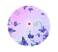 Harilla Chinese Oiled Paper Umbrella Oriental Parasol Traditional Decorative Wedding Parasol for Wedding Party Theatre Cosplay Women, Style G