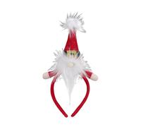Harilla Christmas Headband Cute Santa Hat Hairband for Holiday Carnival Stage Show Party, Faceless Old Man